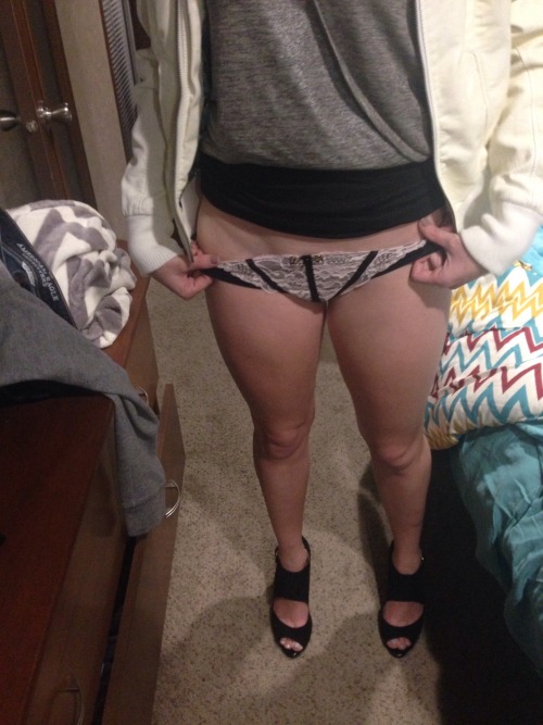 czycouple:  The rest of the pictures from the other night as promised. We went out with some friends and with C wearing no panties it was hard not getting caught with my hand up her skirt.