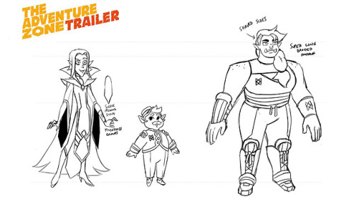 Trailer Process 03: Character Designs!@gullshriek and @goknights drew our character and costume desi