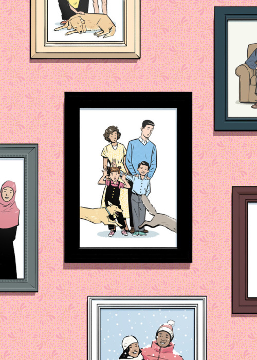 Reader’s DigestOutrageous Family StoriesGot to draw some family photo frames for Reader’
