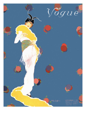 Vogue Cover November 1913 by Helen Dryden