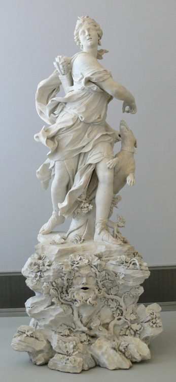 Diana as the Huntress by Bernardino Cametti (1720)