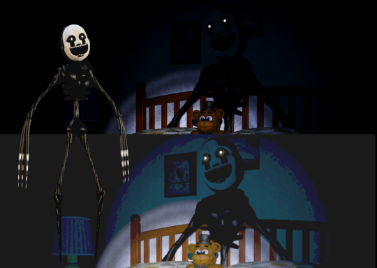 ᠻꪖƺᠻꪖᥴꪻƹ! 🎩🏗️ on X: In the Halloween Edition of FNAF 4, the FNAF 4 mini  games change to fit the Halloween theme! You can see this in the image  here! 🎃 (Image