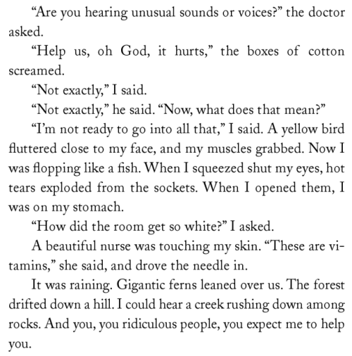 fuckyeahannecarson: –Denis Johnson, Jesus’ Son
