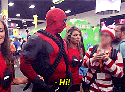 allyson-wonderlnd:What I love about Deadpool is that he’s got 2 attractive woman on his side and he’