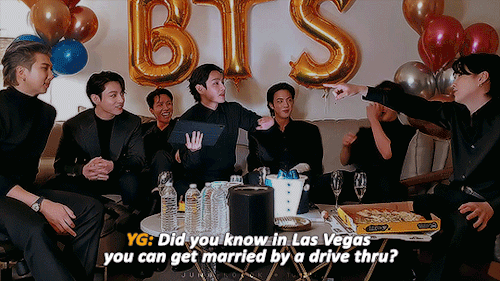 The Way That Their Conversation Went From Yoongi Marry Me Comments To Vegas Drive-through Wedding At