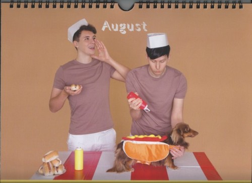 danandphilhq: Dan and Phil Calendar 2018.  7014 x 5100 full quality link