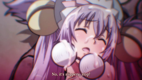 coin-operated-vagina:  silvertsundere:  pod7:  This is from Hyakka Ryouran: Samurai Girls/Bride, it took me forever to remember what is going on in this scene; the purple haired girl is either fantasizing or making up a story about her and the protagonist