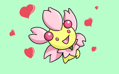 okie-dokie-froakie: PokéLove Challenge Day 4: A Sweet Pokémon!Sweet as Cherrim pie!