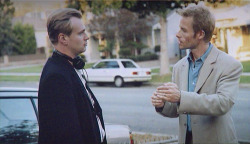 Christopher Nolan és Guy Pierce a Memento