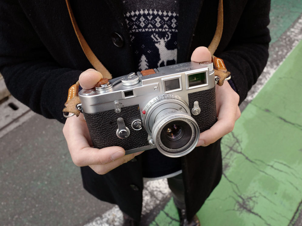 tokyo camera style — Nippori Leica M3 with 50mm f3.5 Elmar lens