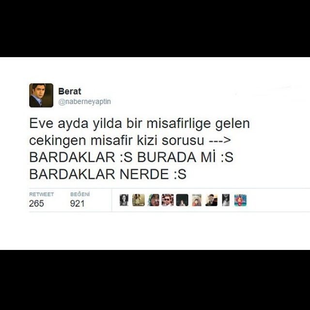 Eve ayda yılda bir...