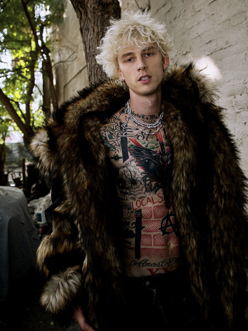 mohawkells: Machine Gun Kelly for Interview Magazine 