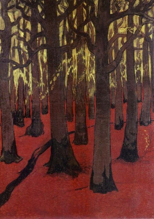 George Lacombe, La Forêt au Sol Rouge (The Forest with Red Earth), 1891Paul Sérusi