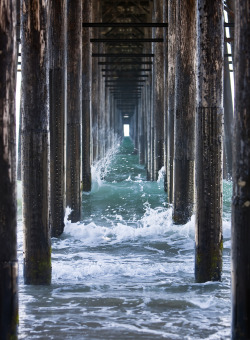 musts:  Waves Under A Pier by Walter Arce    