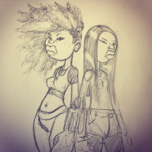 So, Here Are 2 Characters I Created For A Graphic Novel Idea I'll Never Get To Because It's Stuck In
