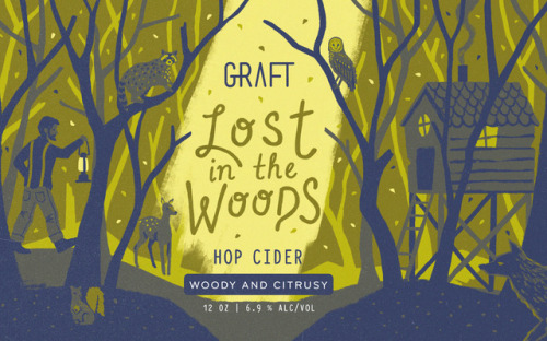 “Lost in the Woods” can label for Graft Cider