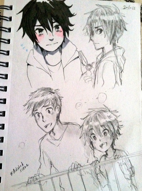 rochichan:  Dead tablet = more traditional sketches orz