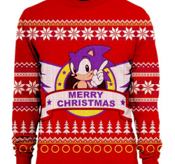 sonicthehedgehog:  Guys. GUYS. This Classic Sonic sweater is a real thing, and you can get one at http://amzn.to/1MPQrto.   Just saying, our size is L. &lt;3 