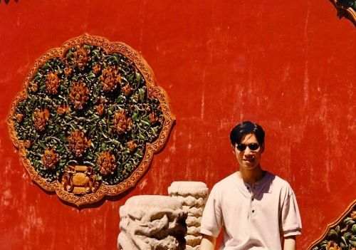 Visiting the Palace Museum, a.k.a. the Forbidden City, in Beijing in 1997, as a baby 26-year-old. On