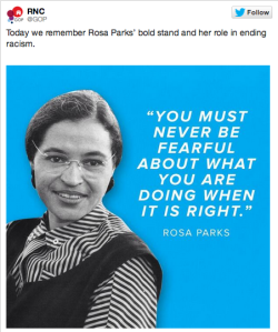 buzzfeed:  The GOP tweeted that Rosa Parks