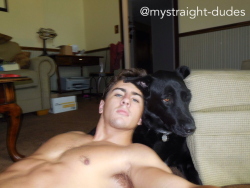 mystraight-dudes:  Straight hung dude!