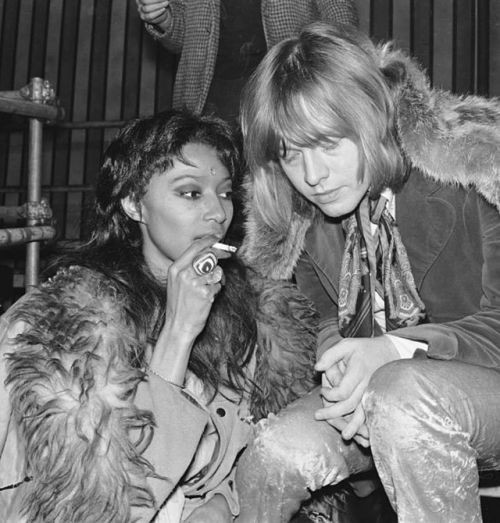 Donyale Luna With Brian Jones