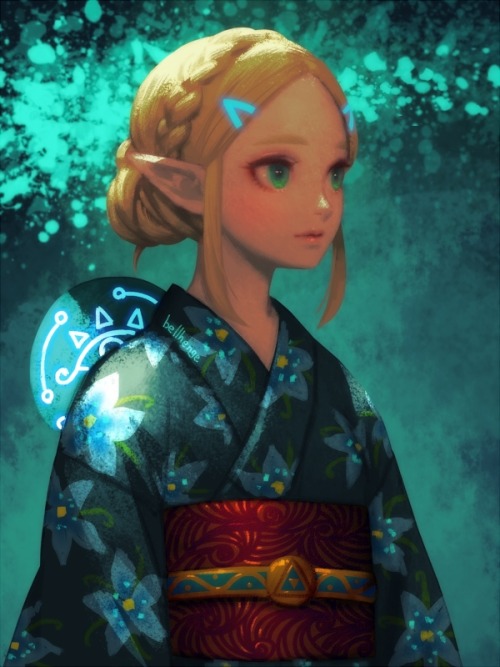 bellhenge:Yukata Zelda [Zelda: Breath of the Wild]— Yukata PeachDeviantART - TwitterAaaaaaaaaaah&hel