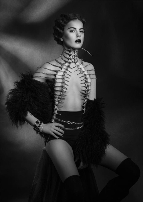 Nika Danielska Designs by Kate Strucka for Factice Magazine #17Macabre in style and sharp in design,
