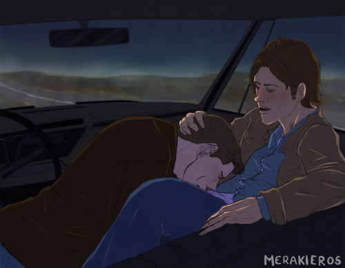 The car breaks down and leaves Sam and Dean temporarily stranded and waiting for a tow, but the boys