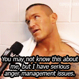 litafan4ever:  Randy Orton + Anger Issues  