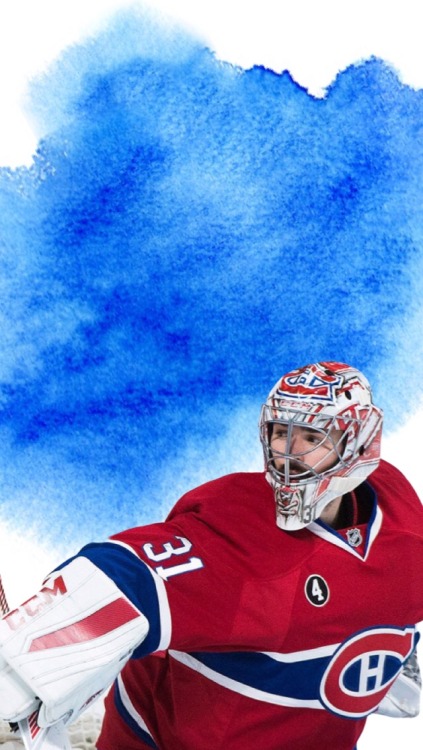 Carey Price + blue watercolor /requested by anonymous/