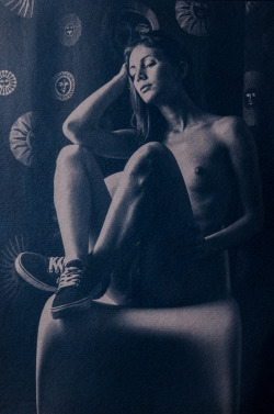 pierotoffano:  pierotoffano Lucia Foxy Lady Cyanotype 