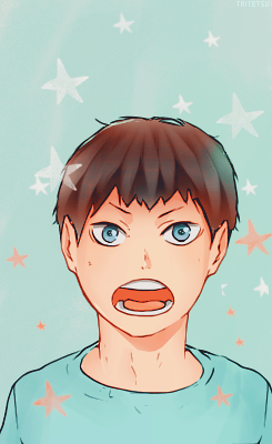 Taitetsu:  I Reaaaallly Wannted To Color Baby Kags    ( ･⌄･ )  