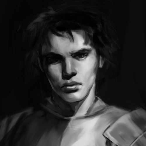 100 heads 95 / 100, 5 more to go!  ~anyways! Part lighting study part knight guy