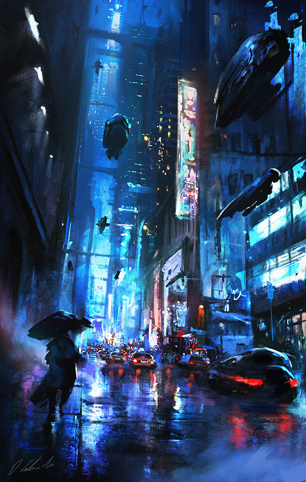 culturenlifestyle:  Night Life by Darek ZabrockiCambridge-based artist Darek Zabrocki’s