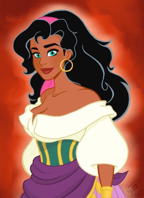 Have been wanting to draw Esmeralda for a while, and never got the chance to. Finally was able to si