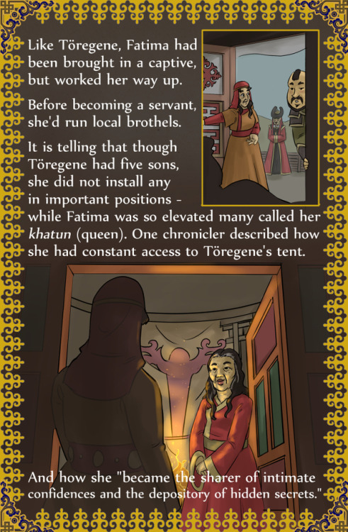 rejectedprincesses: Toregene Khatun (?-1246): Empress of the Mongol Empire Thus concludes Mongol Emp