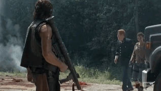 pantherpause:  Daryl and the Rocket Launcher.
