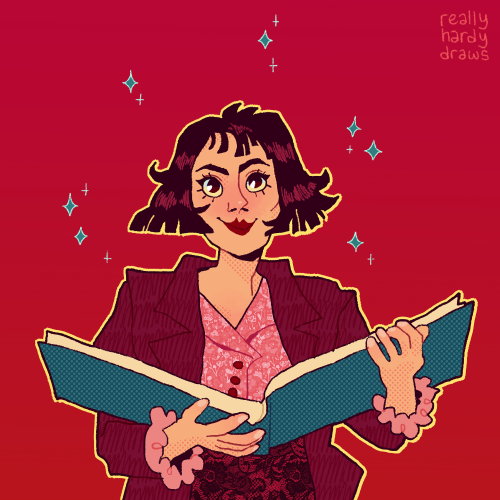 reallyhardydraws:my fave, miss poulain