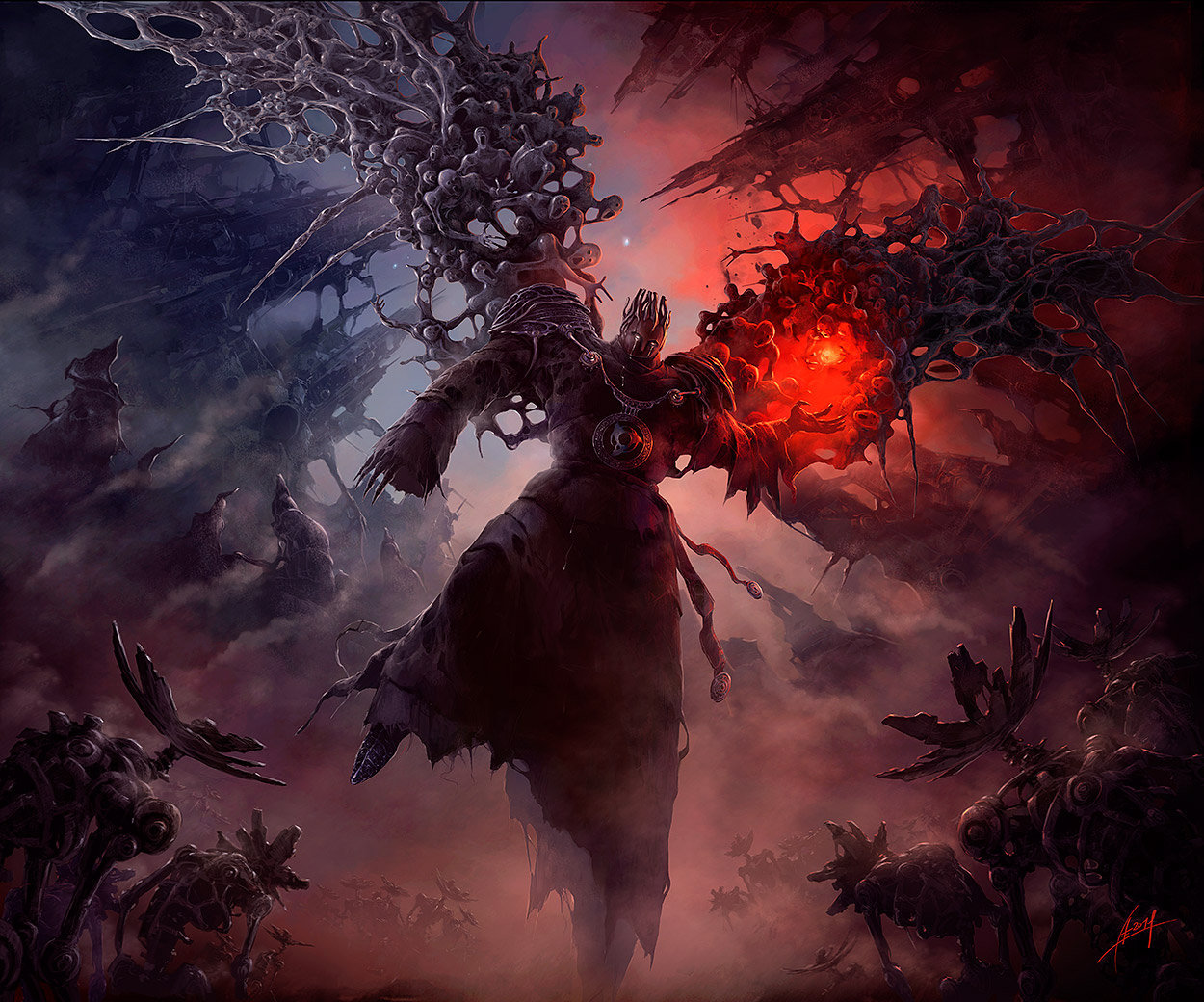 z0mbi3-s0krat3s:  Cool dark art from –&gt;  Alexey Egorov  