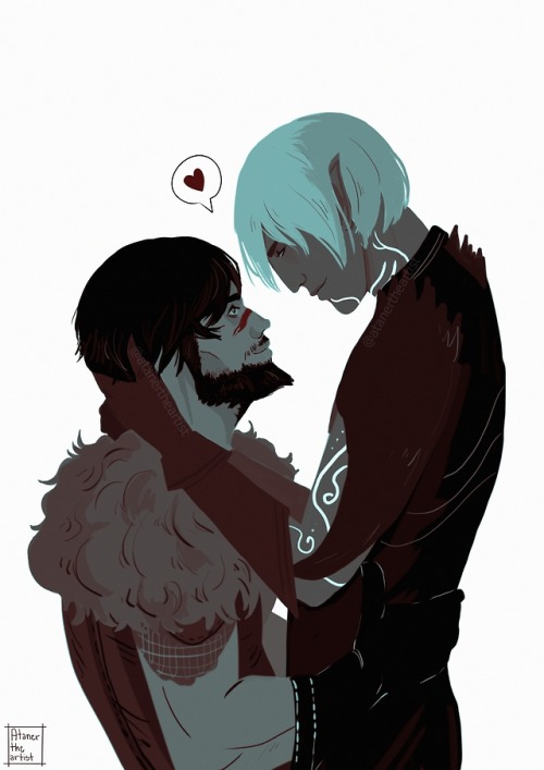 atanertheartist:When I played Dragon Age II Fenris was my first love ( after years adult me prefers 