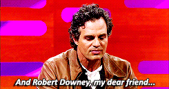 markoruffalo:  I went to Comic-Con. And it was a big deal, you see, top secret, they