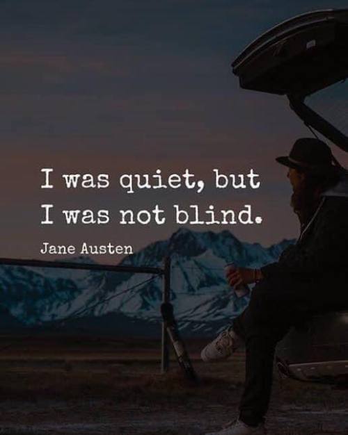 Dominanttomkatt:  Thinkpozitiv:i Was Quiet, But I Was Not Blind. Https://Ift.tt/38Lmgzn