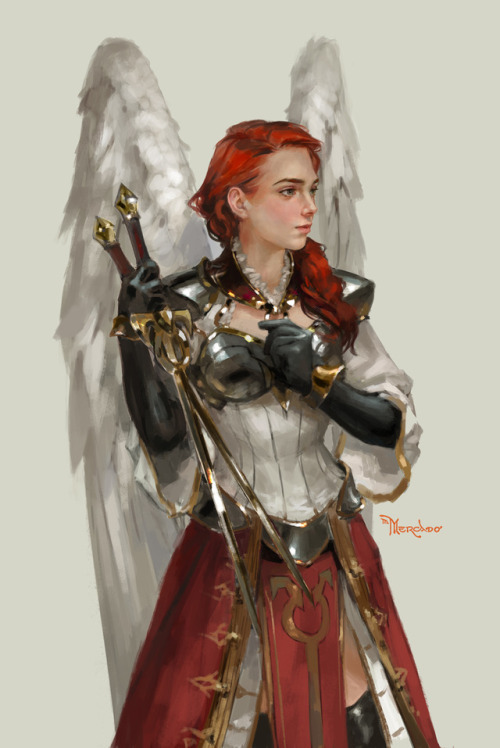 Gisela, Blade of Goldnight. One of my favorite angels from Magic: The Gathering’s Avacyn Resto