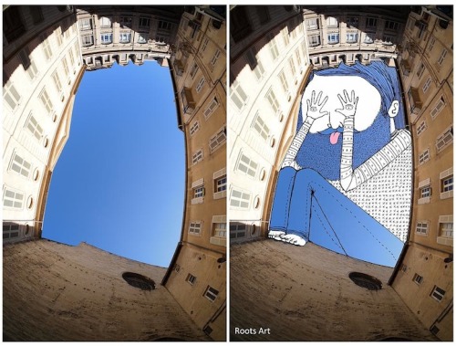 unicorn-meat-is-too-mainstream:  Buildings and Skies Transformed Into Playful Line Drawings 