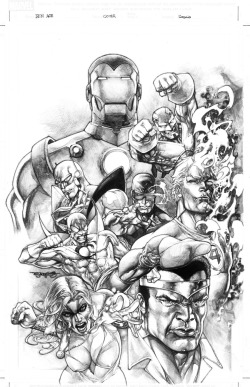 comicbookartwork:  Iron Man, Power Man, Iron