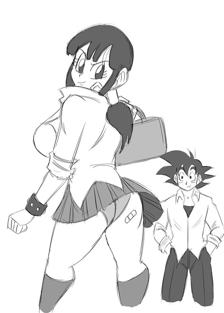    Anonymous asked funsexydragonball:   Can you draw some hot ChiChi like in high