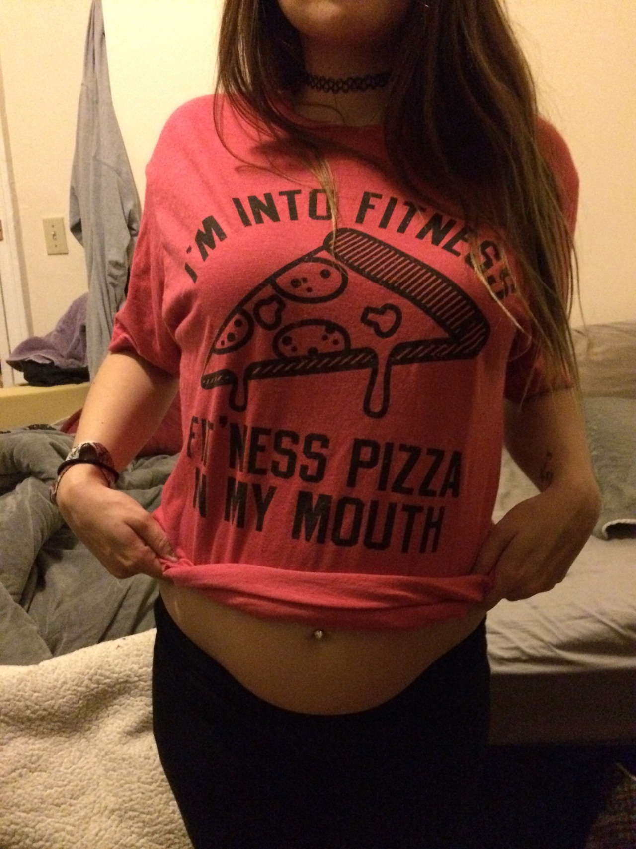 pizz4girl:  A rly cute guy gave me this shirt to grow into hehehehehehehee