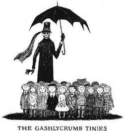 etceteracthulhu:  The Gashlycrumb Tinies by Edward Gorey.   Gorey had such a neat and distinct art style