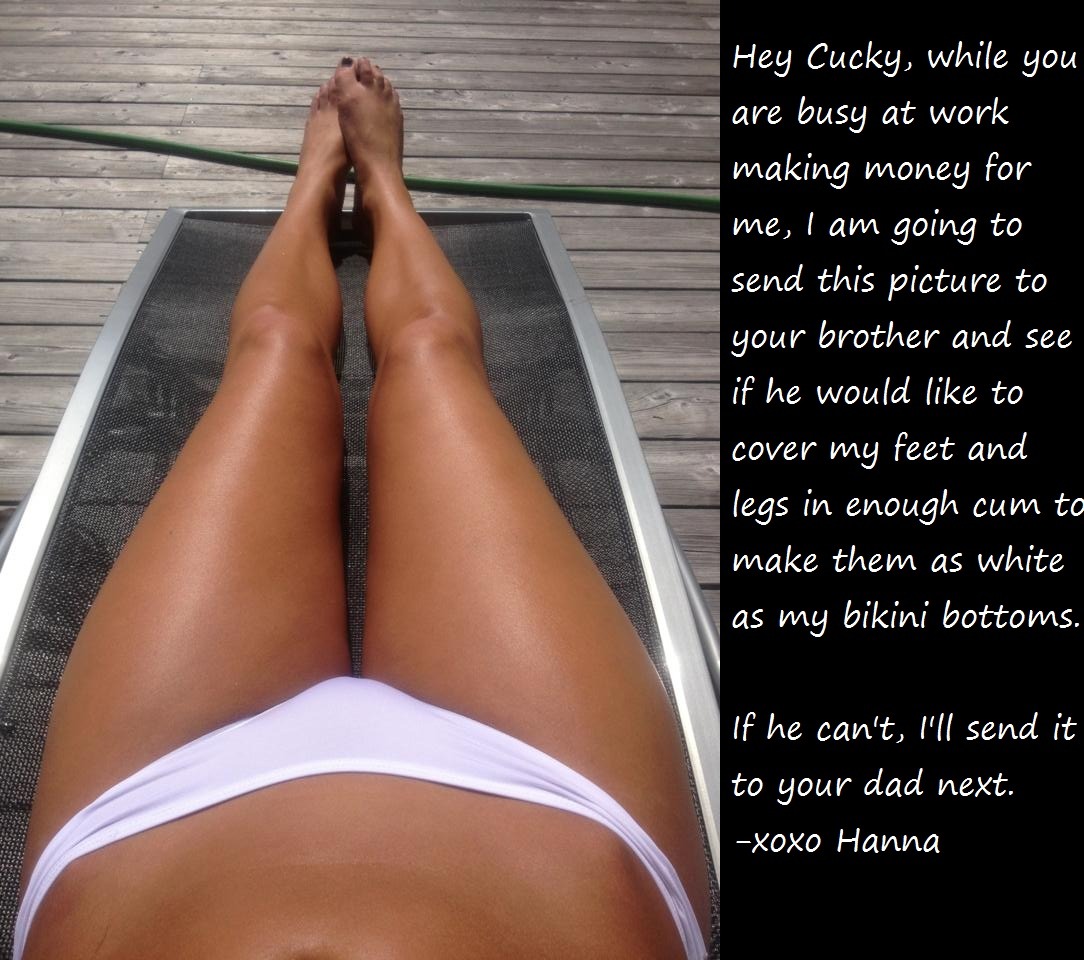 qsocks:  little more degrading i spose this time around, but i hope you like it Hanna